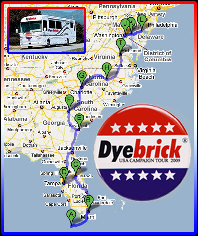 Dyebrick USA Tour 2009