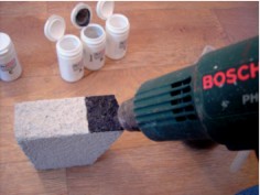 brick staining