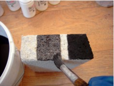 brick staining