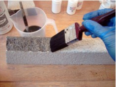 brick staining