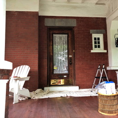 Dyebrick front porch - After